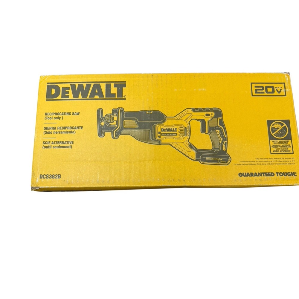 DeWalt DCS382B 20V MAX Brushless Cordless Reciprocating Saw, Tool Only